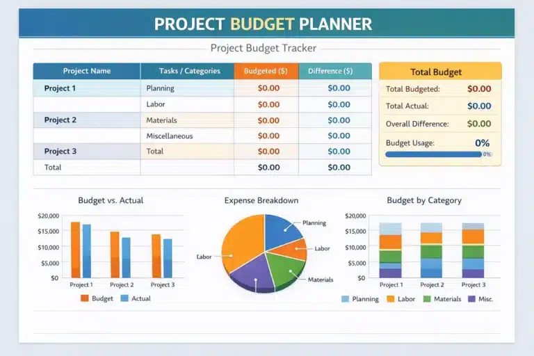 Project Budget Plan